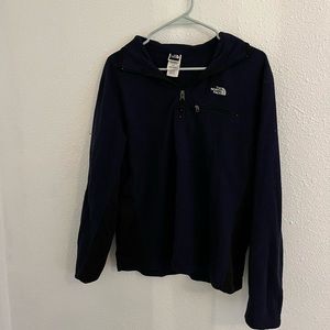 northface dark blue quarter zip!